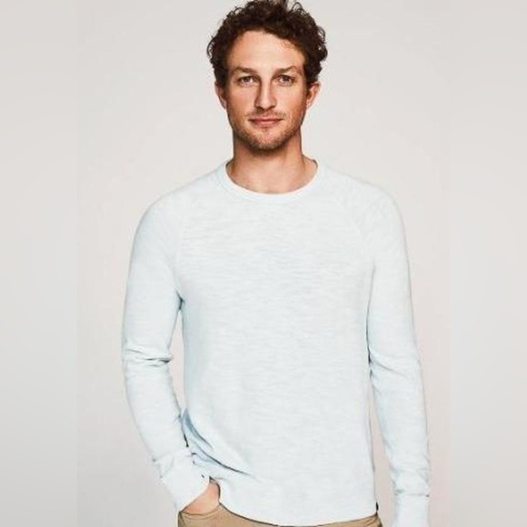 Faherty • Raglan Sweatshirt Glacier Blue - Picture 10 of 10